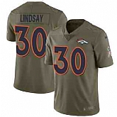 Nike Broncos 30 Phillip Lindsay Olive Salute To Service Limited Jersey Dzhi,baseball caps,new era cap wholesale,wholesale hats